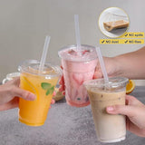 Clear Plastic Cups, Disposable Reusable Tumblers Crystal Clear PET Cups for Birthday Parties, Picnics, Ceremonies, and Any Events