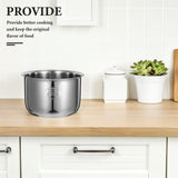 Universal Stainless Steel Inner Pot Replacement for Electric Rice Cookers Compatible with Multiple Brands