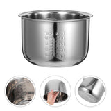 Universal Stainless Steel Inner Pot Replacement for Electric Rice Cookers Compatible with Multiple Brands