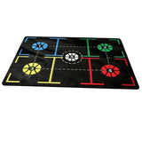 Indoor Baskball Training Footwork Mat Non Slip Soundproof Practice Rug Silent Floor Mat for Home Living Room Bedroom Balcony Sport Decor