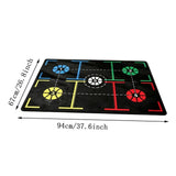 Indoor Baskball Training Footwork Mat Non Slip Soundproof Practice Rug Silent Floor Mat for Home Living Room Bedroom Balcony Sport Decor