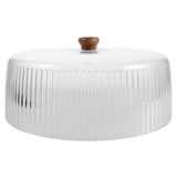 Round Cake Display Dome Acrylic Cover for Pastry and Cheese Protection