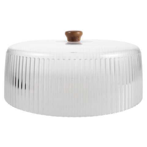 Round Cake Display Dome Acrylic Cover for Pastry and Cheese Protection