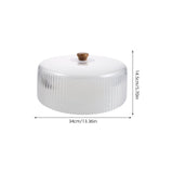 Round Cake Display Dome Acrylic Cover for Pastry and Cheese Protection