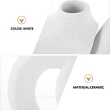 Modern Ceramic Vase Set for Indoor Decor, Holder, Kitchen Flower Vase, Stylish Home