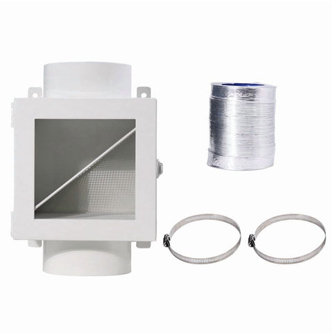 Metal Dryer Duct Lint Trap Indoor Dryer Vent Kit Lint Trap Dryer Lint Catcher for Electric Clothes Dryer In Australia - Darrahopens