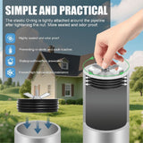 6 Inch Sewer Cleanout Cap,Steel Mechanical Test Plugs, Drain Expansion Pipe Cover for Outdoor Most Pipes Sink Pools,2 * water plug,Black