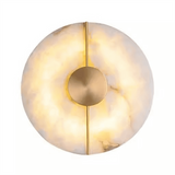 Modern Marble Wall Lamp  Living Room Gold Copper Home Indoor Decoration LED Bedroom,An art bedroom bedside light,As shown In Australia - Darrahopens