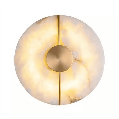Modern Marble Wall Lamp  Living Room Gold Copper Home Indoor Decoration LED Bedroom,An art bedroom bedside light,As shown In Australia - Darrahopens