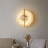 Modern Marble Wall Lamp  Living Room Gold Copper Home Indoor Decoration LED Bedroom,An art bedroom bedside light,As shown