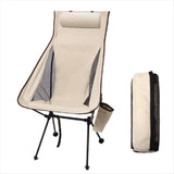 Portable Folding Recliner Outdoor Moon Chair with Pillow Outdoor Fishing Chair Moon Chair Recliner Outdoor Folding Chair,1 x Camping Chair,As Shown In Australia - Darrahopens