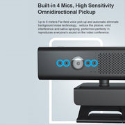 1080P USB Webcam Computer Camera with HiFi Speaker Microphone Computer Camera Video Conference Camera for PC Laptop