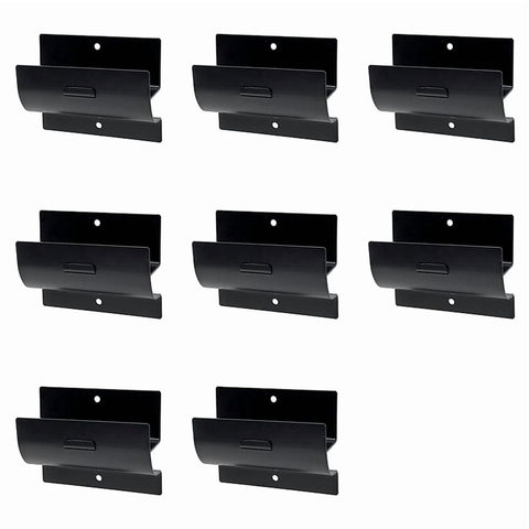 Garage Organization 8-Pack Stainless Steel Wall-Mount Ladder Hangers for Ladders and Wheelbarrows
