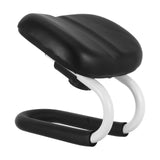 Ergonomic Black Kneeling Stool for Mindfulness Practice At Home, Metal