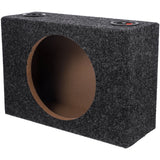 8 Inch Sealed Carpeted Subwoofer Enclosure Box Made with Wood and ABS for Car Audio
