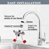Faucet Mounted Eyewash Station with Cover,Reliable First-AID Emergency Eye Wash Unit for Sink Attachment Lab,Factory