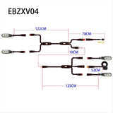 Electric Bicycle Turn Signal V04 12V Waterproof Cable LED Flashing Conversion Kits