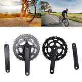 Bicycles Crank Arm Set for Mountain Bicycles Road Bikes 50/34T Mountain Bikes 170mm Square Crankset 8/9 Speed Crankset