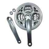 Durability Aluminum Alloys Crankset Chainring Square Hole Ergonomic Cranksets for Mountain Bike Enthusiasts and Outdoor