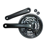 Durability Aluminum Alloys Crankset Chainring Square Hole Ergonomic Cranksets for Mountain Bike Enthusiasts and Outdoor
