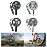 Durability Aluminum Alloys Crankset Chainring Square Hole Ergonomic Cranksets for Mountain Bike Enthusiasts and Outdoor