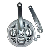 Durability Aluminum Alloys Crankset Chainring Square Hole Ergonomic Cranksets for Mountain Bike Enthusiasts and Outdoor