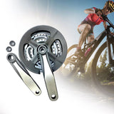 Durability Aluminum Alloys Crankset Chainring Square Hole Ergonomic Cranksets for Mountain Bike Enthusiasts and Outdoor