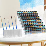 Acrylic Paint Storage Organizers Acrylic Paints and Brushes Organizers 7 Layer Stand for Efficient Tool Storage In Australia - Darrahopens