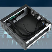 ITX Computer Case Server Chassis Gaming Power Supply Simple to Use M10 Industrial Control Htpc Case for Home Fittings