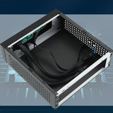 ITX Computer Case Server Chassis Gaming Power Supply Simple to Use M10 Industrial Control Htpc Case for Home Fittings