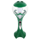 Large Green Plastic Beverage Dispenser with and Faucet, Party Drink Server for Outdoor Events