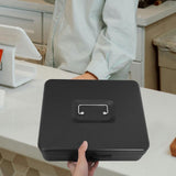 Elegant Money Box Black for Storage Use with Lock and Password