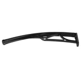 Sturdy Aluminum Awning Bracket in Black for Patio Door Canopy and Window Shade Support