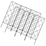 Durable Iron Garden Trellis Black Climbing Stand for Plants 2Pcs In Australia - Darrahopens