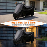 Adult Electric Tricycle Outdoor Cover Waterproof Windproof with Elastic Hem for Secure Fit
