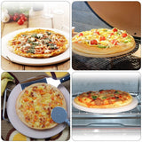 1Pc White Baking Stone for Pizza Bread and Pies Heat Resistant Durable