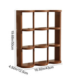 Coffee Tea Mug Storage Shelf, Wall Mounted Coffee Tea Cup Holders, Tea Cup and Saucer Display Rack, Rustics Brown Wooden Display Shelves, Desktop Storage Rack Multi Layer Cup Rack