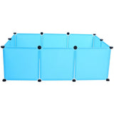 Plastic Pet Playpen for Small Animals, Indoor and Outdoor Use, Garden Enclosure Set