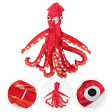 1Set Squid Role Play Costume Red Polyester Cosplay for Stage Performance
