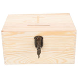Deposit Box Donation Box Khaki 1Pcs