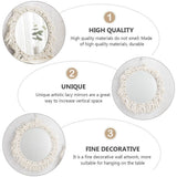 re Boho Cotton Rope Woven Mirror Wall Hanging Decorative Multipurpose Use In Australia - Darrahopens
