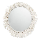 re Boho Cotton Rope Woven Mirror Wall Hanging Decorative Multipurpose Use In Australia - Darrahopens