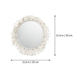 re Boho Cotton Rope Woven Mirror Wall Hanging Decorative Multipurpose Use