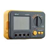 Manual Digital Insulation Resistance Tester with 10A Test Leads Large LCD Display