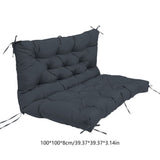 Darrahopens Furniture > Outdoor > Outdoor Furniture Accessories Swing Cushion Replacement, Waterproof Bench Cushion for Outdoor Furniture, 2-3 Seater Replacement Thickened Swing Cushion with Ties for Patio Outdoor Backyard Garden In Australia - Darrahopens