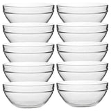 20 Pcs Glass Bowls for Serving Salad, Dipping Sauces, Desserts - Multipurpose Clear Glass Cups for Kitchen and Parties In Australia - Darrahopens