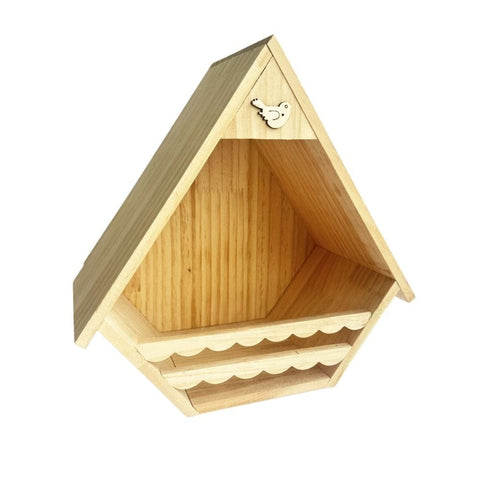 Darrahopens Pet Care > Bird > Bird Cages & Stands Wooden Bird House for Wild Birds, Wren Habitats Nesting Garden, Suitable for Sparrow, Swallow, and Chickadee, Outdoor Backyard Patio Courtyard Decor In Australia - Darrahopens