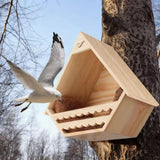 Darrahopens Pet Care > Bird > Bird Cages & Stands Wooden Bird House for Wild Birds, Wren Habitats Nesting Garden, Suitable for Sparrow, Swallow, and Chickadee, Outdoor Backyard Patio Courtyard Decor In Australia - Darrahopens