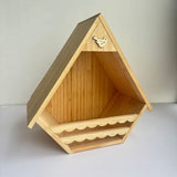 Darrahopens Pet Care > Bird > Bird Cages & Stands Wooden Bird House for Wild Birds, Wren Habitats Nesting Garden, Suitable for Sparrow, Swallow, and Chickadee, Outdoor Backyard Patio Courtyard Decor In Australia - Darrahopens