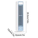 Darrahopens Appliances > Air Conditioners > Portable Air Conditioners Bladeless Tower Fan & Wall-Mount Air Conditioner 2-in-1, Standing Fan for Bedroom, 5 Speeds, 14 Inch Portable Quiet Cooling Fan for Room, Home & Office In Australia - Darrahopens